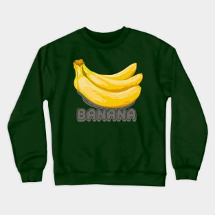 Yellow Banana Crewneck Sweatshirt